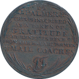 1797 HALFPENNY TOKEN MAIL COACH