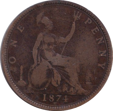 1884 PENNY ( FINE )
