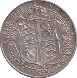 1902  HALFCROWN ( MATT PROOF )