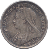 1897 THREEPENCE ( GVF )
