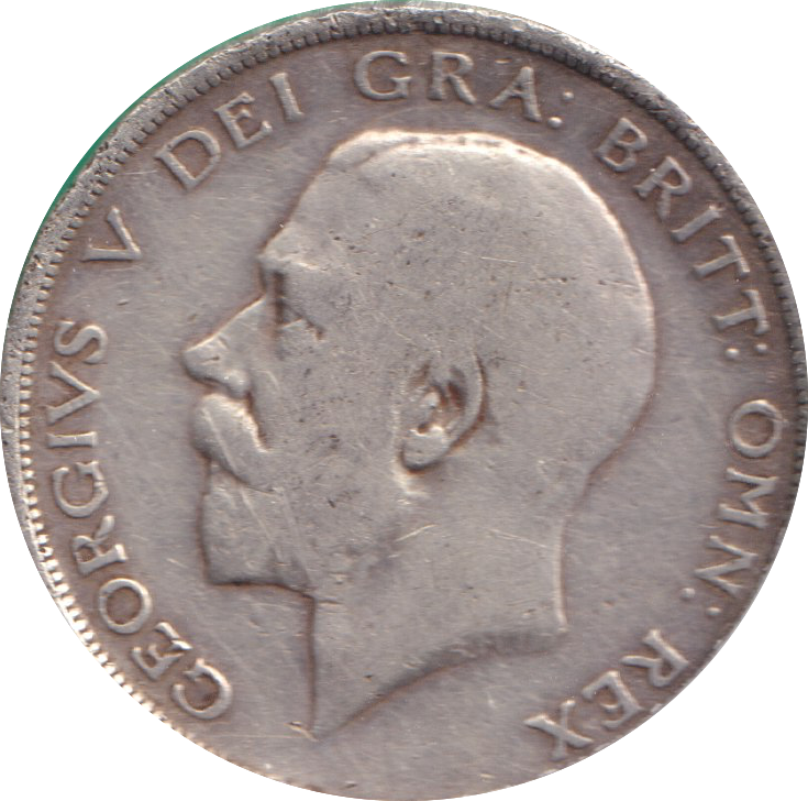 1916 HALFCROWN ( FINE )