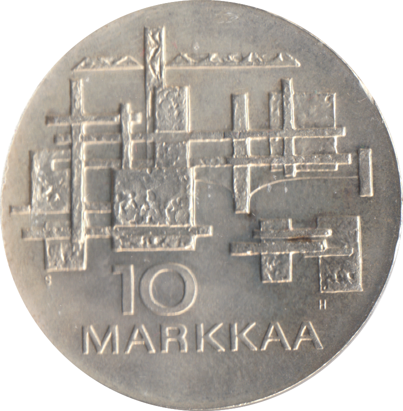 1967 FINLAND 10 MARKKAA