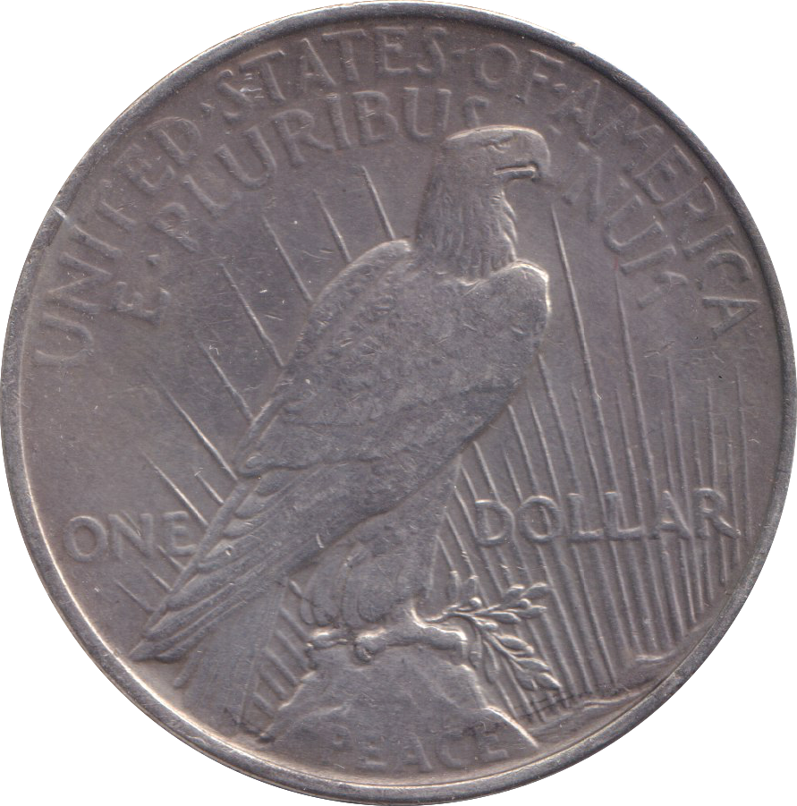 1922 SILVER PEACE DOLLAR USA