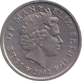 2002 10 PENCE ST GERMANS CATHEDRAL ISLE OF MAN