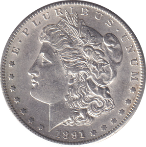 1891 SILVER DOLLAR USA