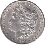 1891 SILVER DOLLAR USA