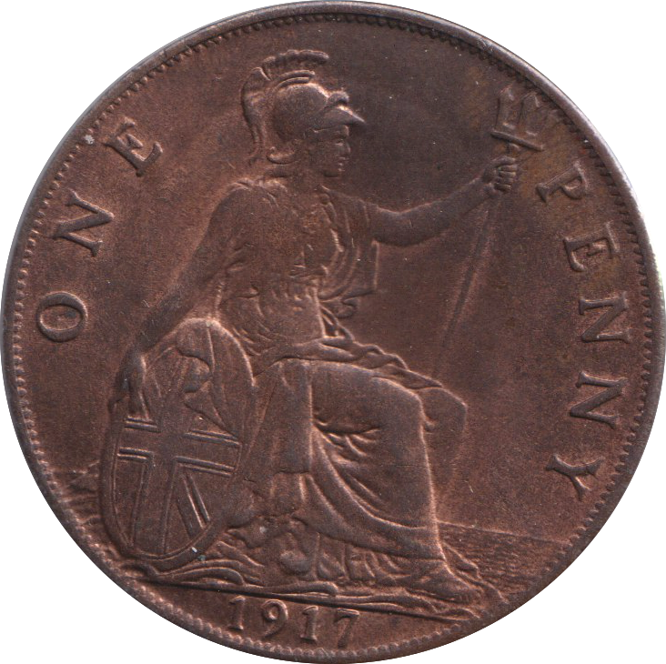 1917 PENNY ( AUNC )