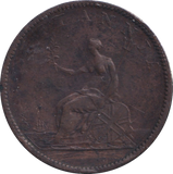 1806 HALF PENNY ( VF )
