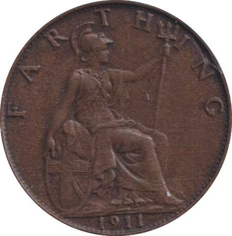 1911 FARTHING ( VF )