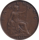 1911 FARTHING ( VF )