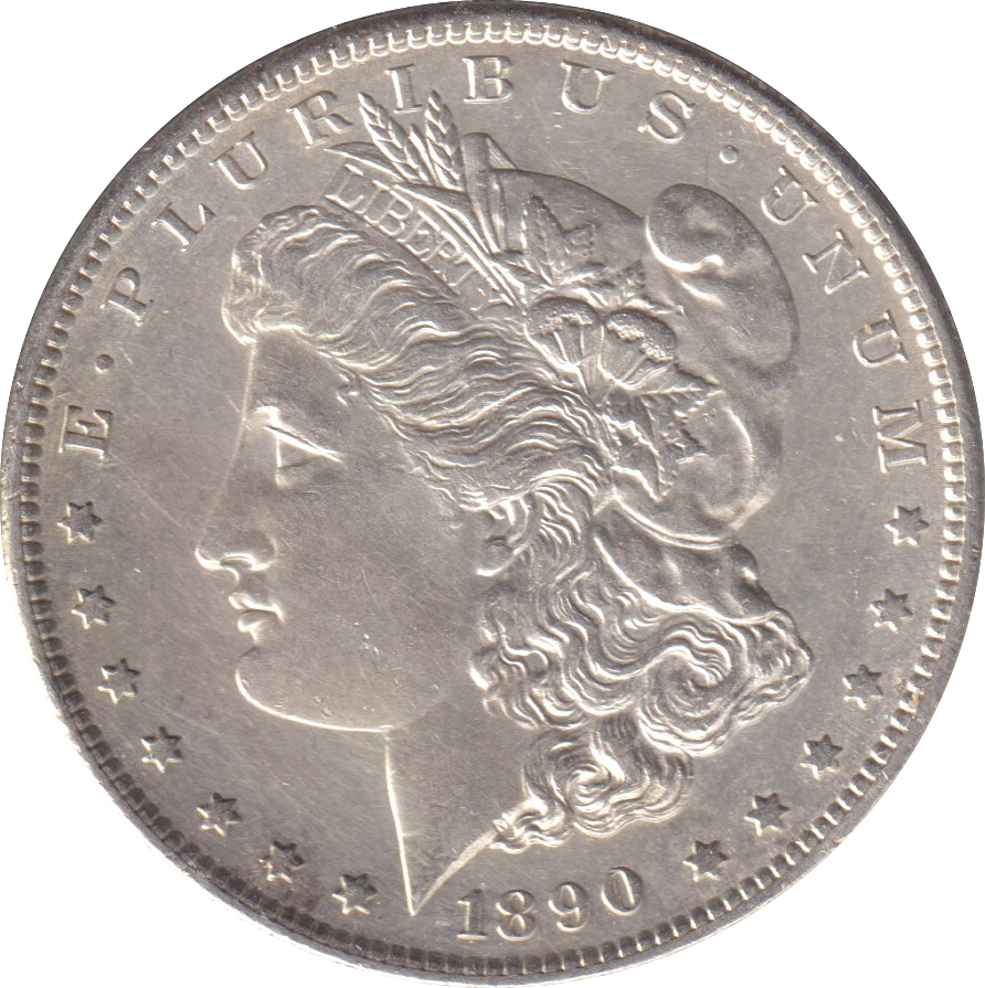 1890 SILVER DOLLAR USA