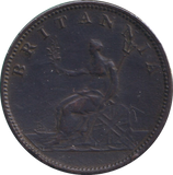 1806 HALF PENNY ( VF )