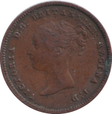 1844 HALF FARTHING ( VF )