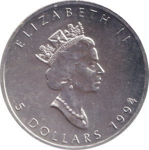 1994 5 DOLLARS CANADA