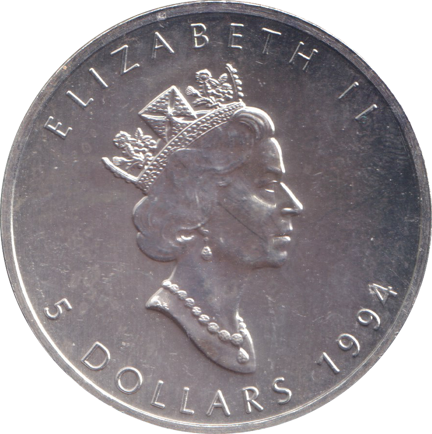 1994 5 DOLLARS CANADA