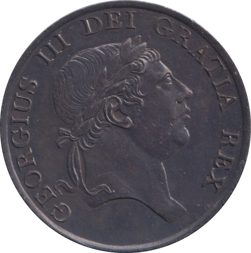 1813 SILVER THREE SHILLING BANK TOKEN ( EF )