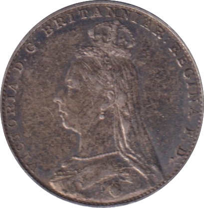 1890 FOUR PENCE (VF)