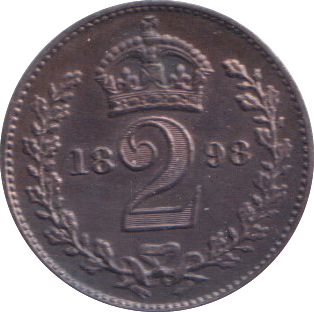 1888 MAUNDY TWO PENCE ( EF )