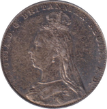 1890 FOUR PENCE (VF)