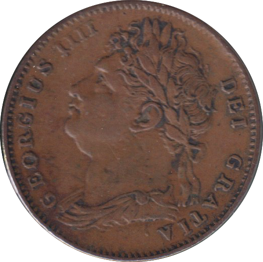 1825 FARTHING ( VF )
