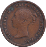 1844 HALF FARTHING ( VF )