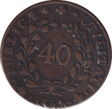 1834 40 REIS PORTUGAL
