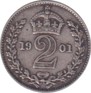 1901 MAUNDY TWOPENCE (VF)