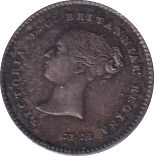 1851 MAUNDY TWO PENCE ( AUNC )