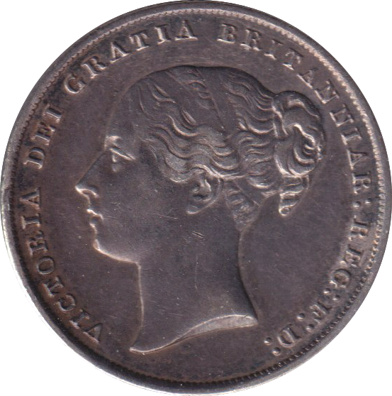 1858 SHILLING ( EF )