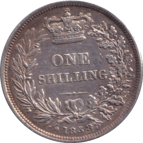 1858 SHILLING ( EF )