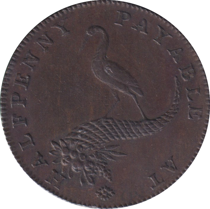 1794 HALFPENNY TOKEN BIRMINGHAM