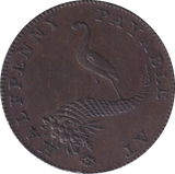 1794 HALFPENNY TOKEN BIRMINGHAM