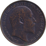 1908 FARTHING ( GVF )