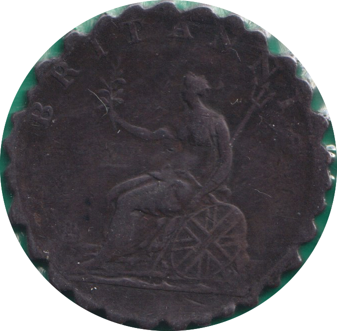 1807 HALF PENNY ( GF )