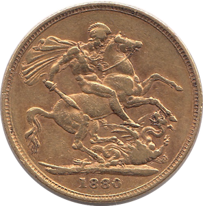 1880 GOLD SOVEREIGN ( GVF )