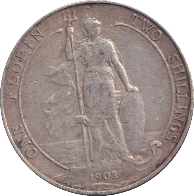 1902 ONE FLORIN ( GF )