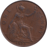 1922 PENNY ( EF )