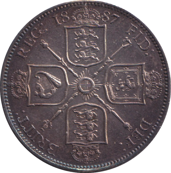 1887 FLORIN ( AUNC )