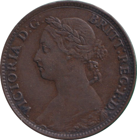 1893 FARTHING ( GVF )