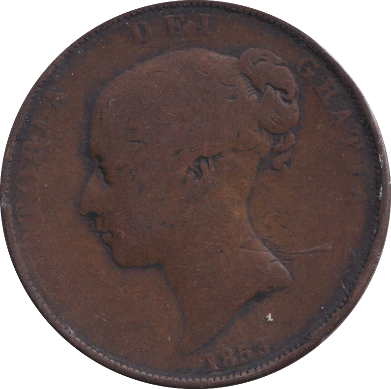 1853 PENNY (FINE)
