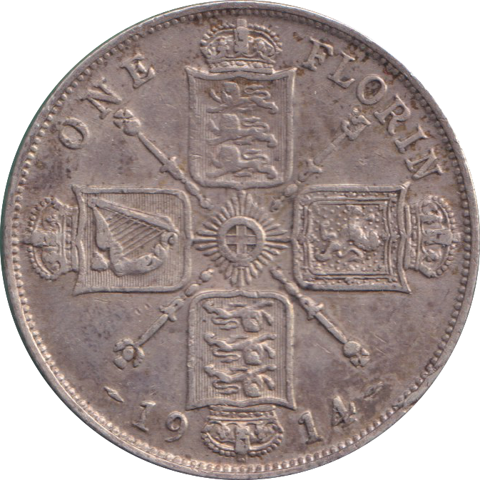 1914 FLORIN ( VF )