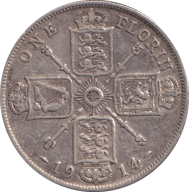1914 FLORIN (G FINE)