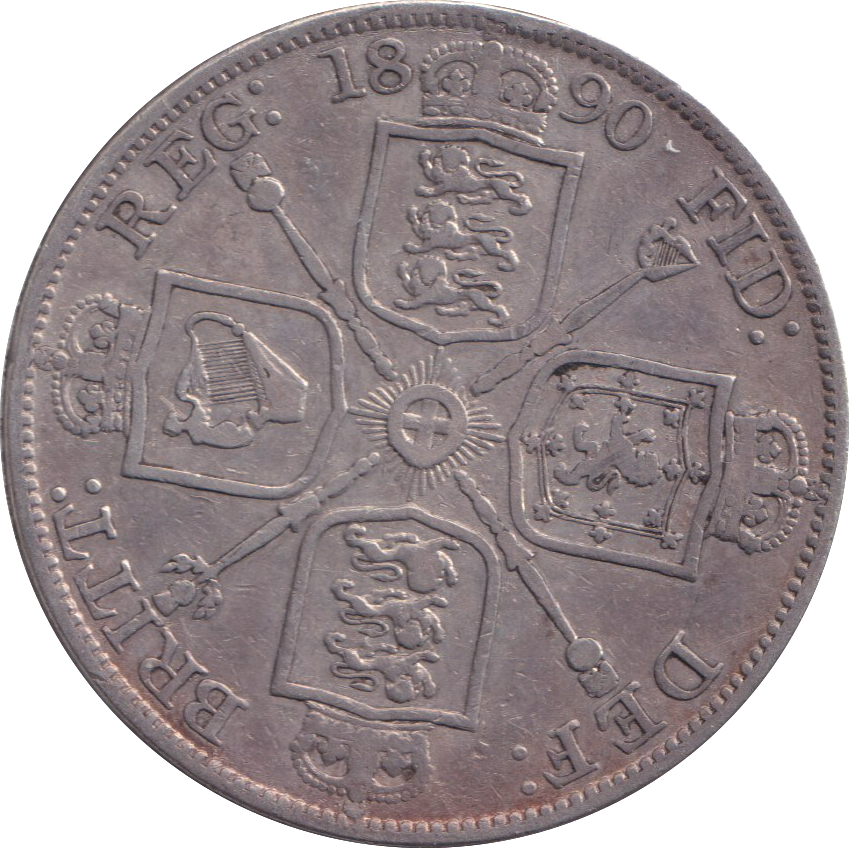 1890 DOUBLE FLORIN ( NF )