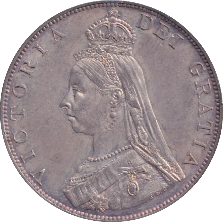 1887 DOUBLE FLORIN ( AUNC )