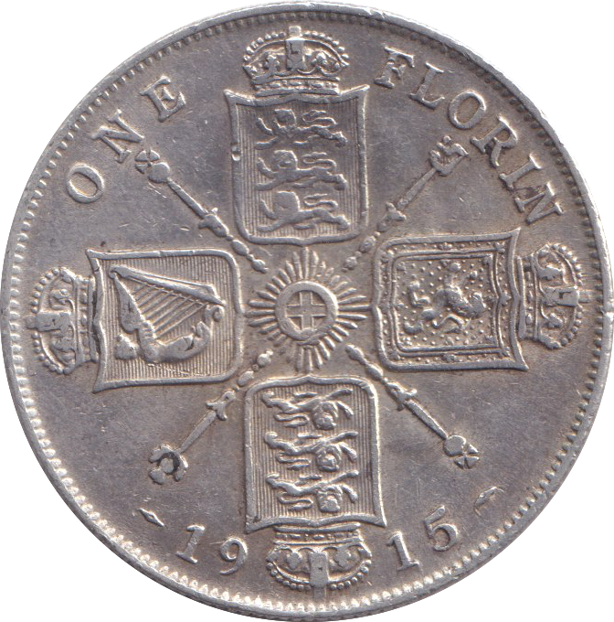 1915 FLORIN (VF)
