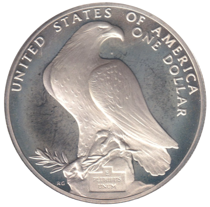 1984 SILVER PROOF OLYMPIAD ONE DOLLAR USA