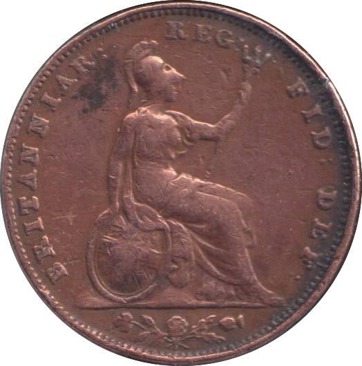 1853 FARTHING ( FINE )