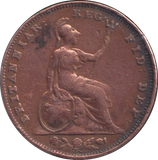 1853 FARTHING ( FINE )
