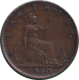 1860 FARTHING ( GVF )