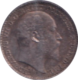 1908 MAUNDY ONE PENNY ( AUNC )
